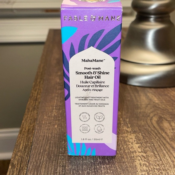 Fable & Mane MahaMane Post-wash Smooth & Shine Hair Oil‎ 1.8 fl Oz Lightweight - Picture 1 of 12